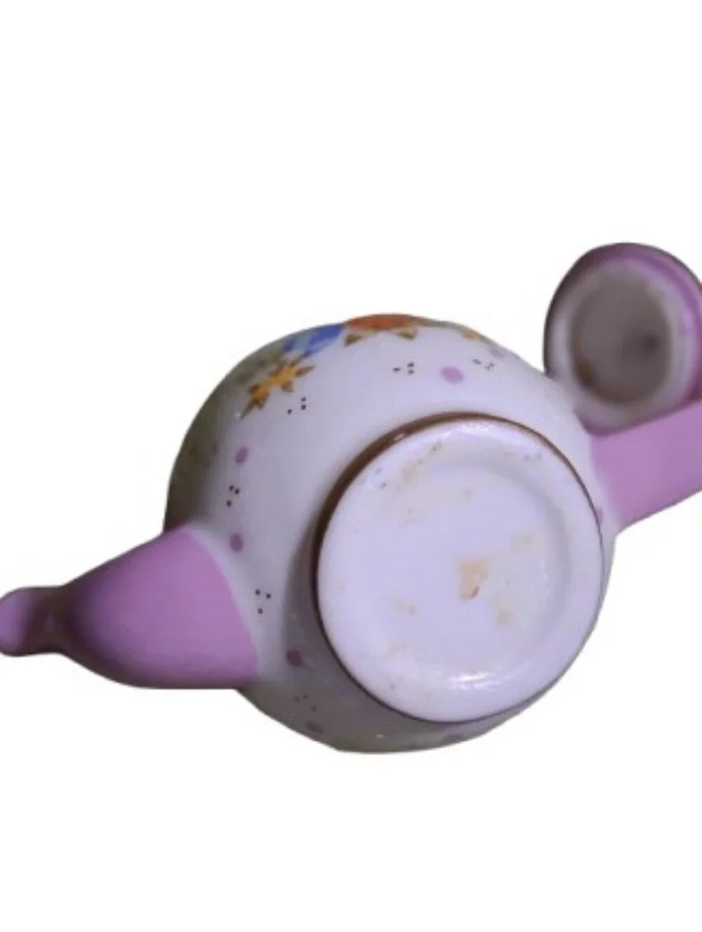 Vintage Porcelain Miniature Teapot Trinket Box